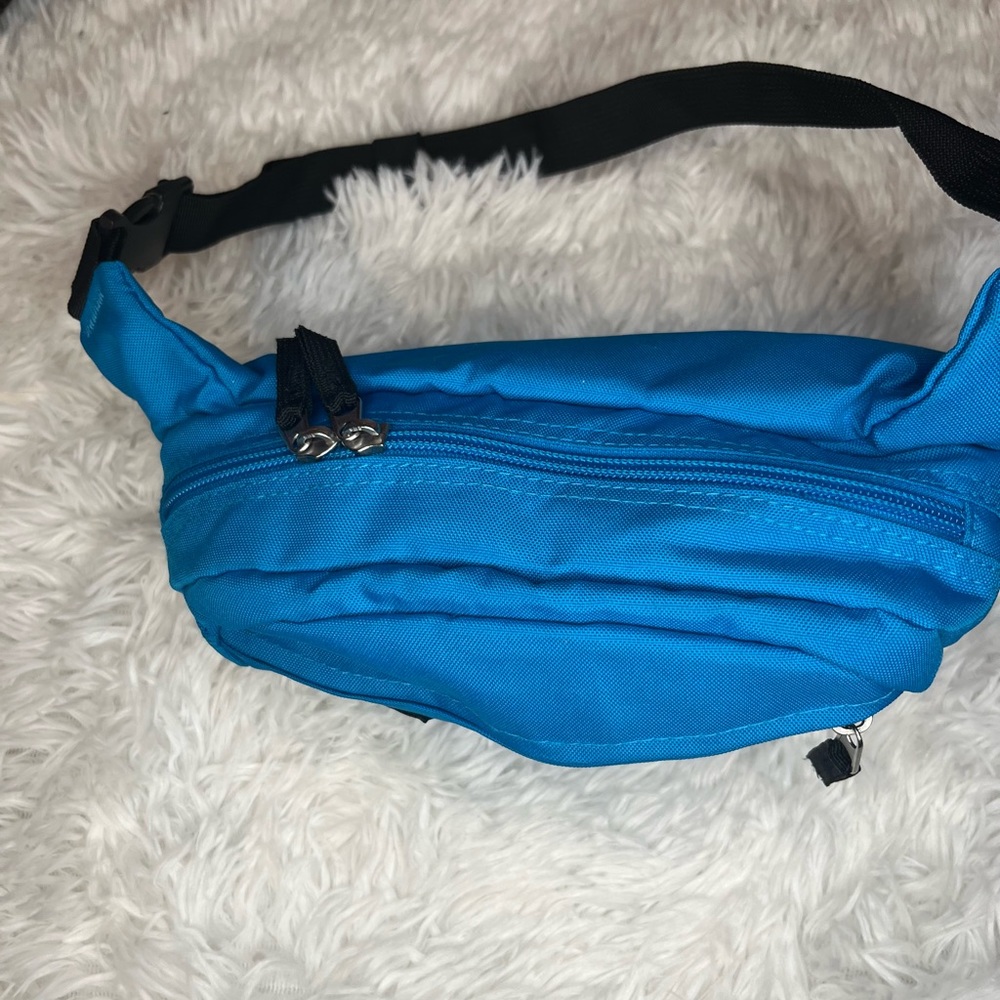 JanSport Unisex Fifth Avenue Pack Turquoise Blue Crest Fanny Pack - Picture 4 of 7